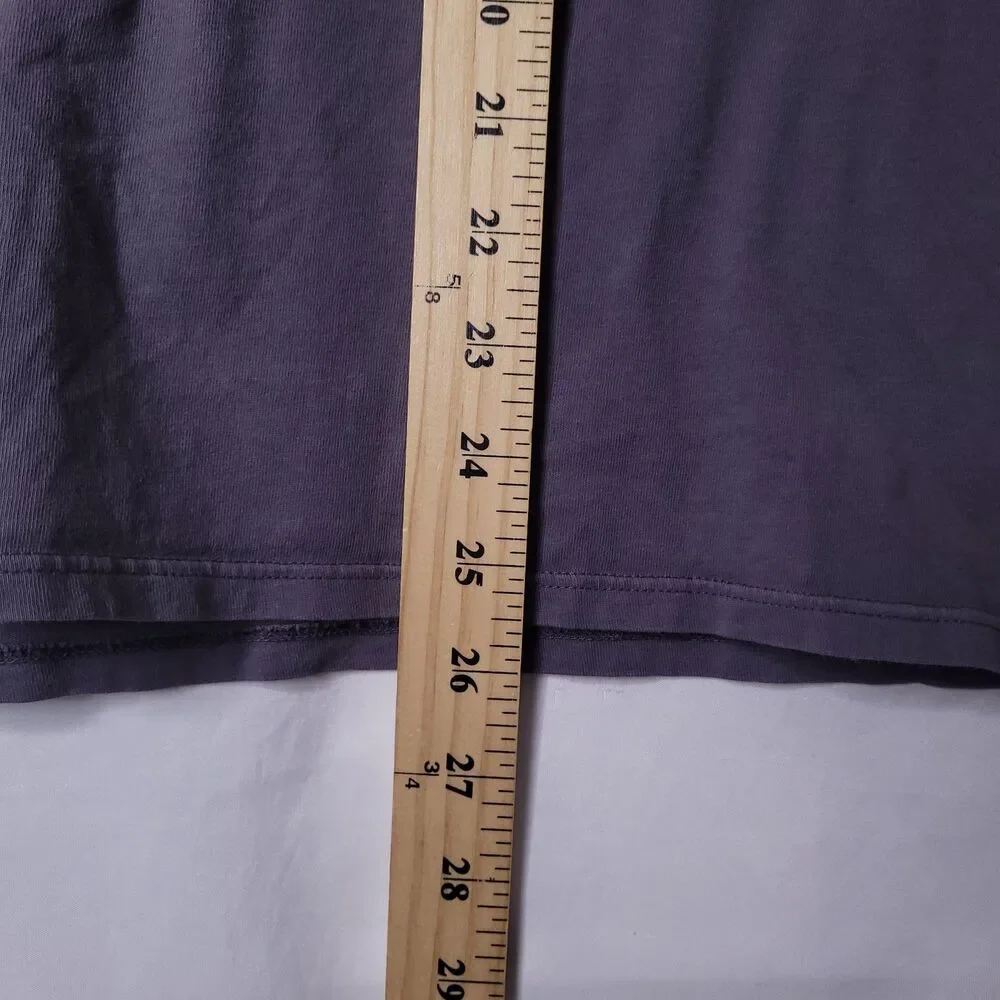 Everlane T Shirt Mens Medium Gray V Neck Cotton Made In USA - Picture 6 of 11